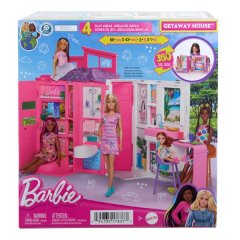 Barbie Getaway House, Doll House Playset With Accessories
