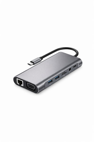 11-in-1 USB-C Hub with 4K HDMI Compatible With MacBook &amp; Windows