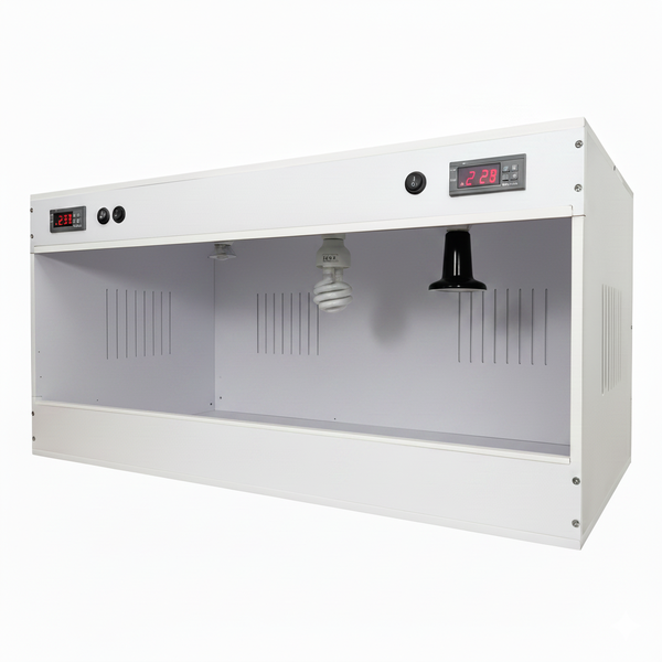 Dual Thermostat Control Reptile &amp; Bird Brooder Incubator