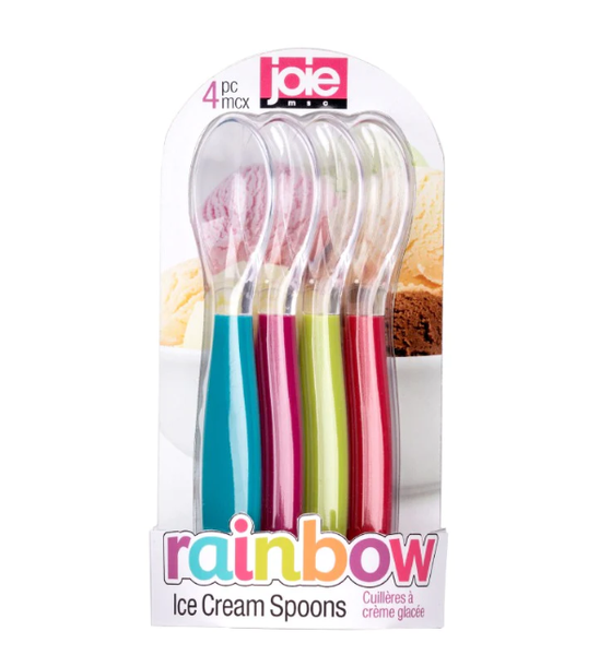 Joie Rainbow Ice Cream Spoons 4 Piece