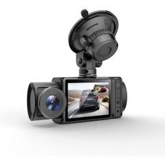 3-Channel Mirror Dash Cam 2" FHD &amp; WIFI Safety Driving Recorder