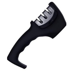 Kitchen Knife Sharpener, ceramic,coarse and fine sharpening 3 stage design.