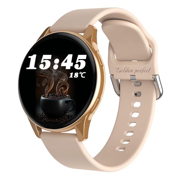 Golden Perfect Women's 1.52" HD Smartwatch - Pink Fitness Edition