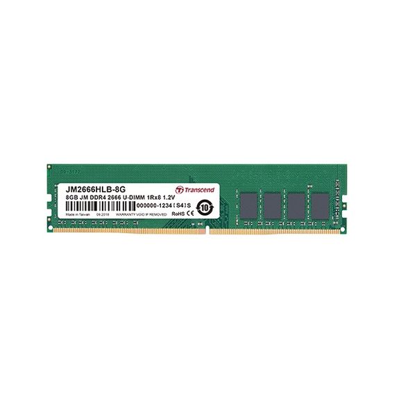 Transcend JetRam 8GB DDR4-2666 Unbuffered Long-DIMM Memory