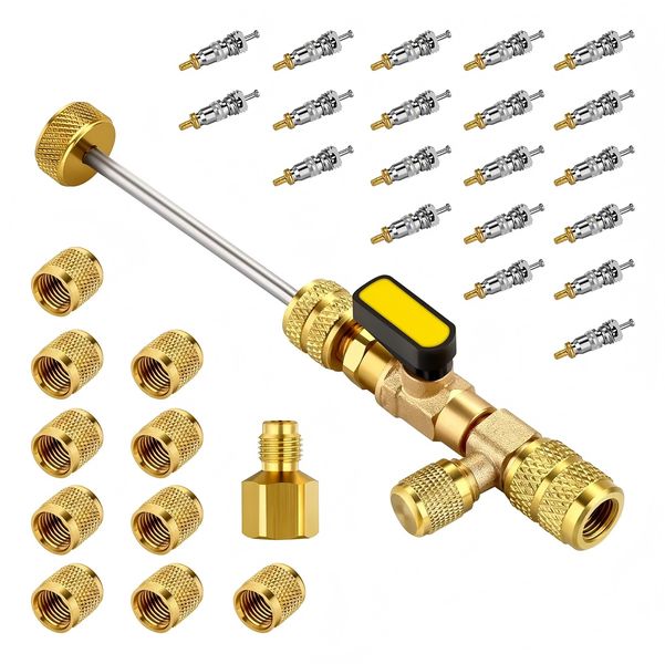 Installation Valve Removal Tool - Compatible With Pair R410A &amp; R22