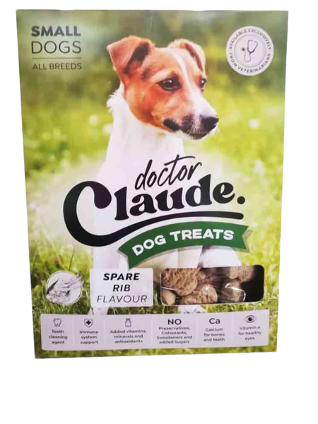 Doctor Claude - Spare Rib Dog Treats - Small Dogs - 1Kg x 2