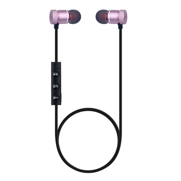 Bluetooth Sports Wireless Earphone with Microphone - Purple