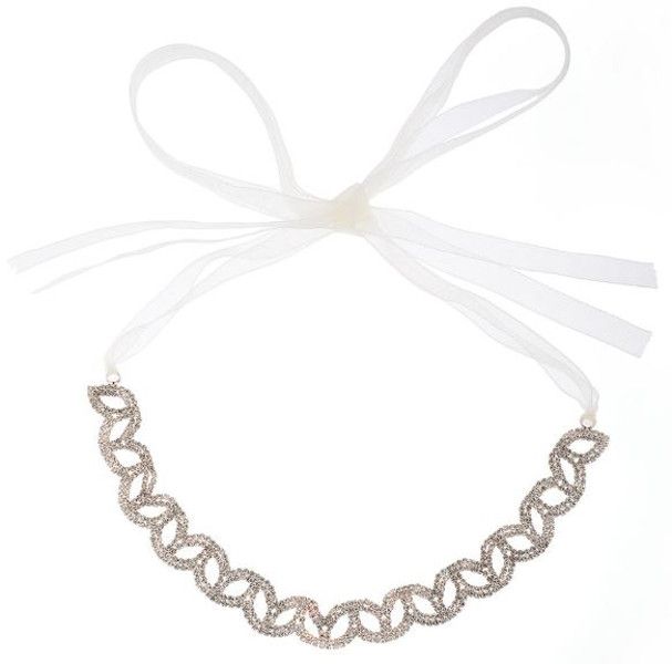 Olive Tree - Crystal Styled Headband 02 - Bridal / Formal Event