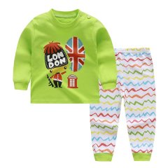 Green Pyjama Set for Boys