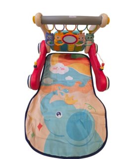 Babies-Up Two-in-One Fitness Rack Baby Playmat Gym &amp; Walker With Piano