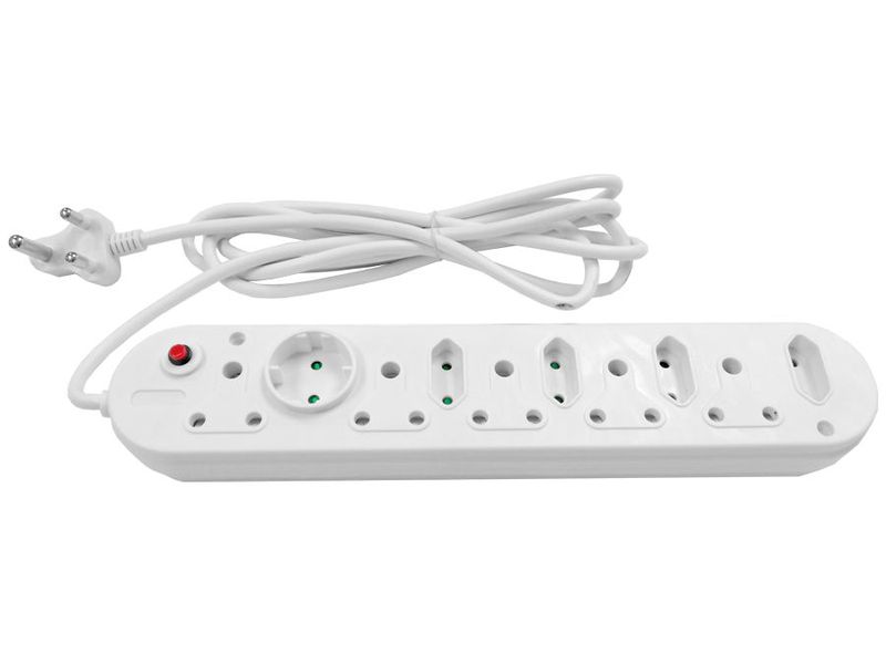 Multi-Plug 5x16A 5x5A 3m Cord: MP-10W3M
