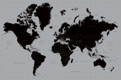 World Map Contemporary Poster