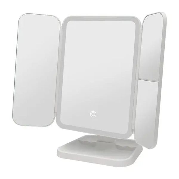Cosmetic LED Mirror Makeup Vanity Lights USB Standing Table Make-Up Mirror