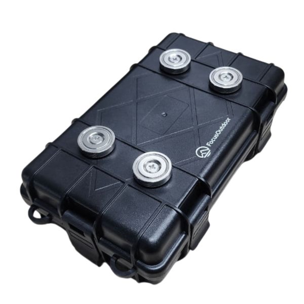 FocusOutdoor Medium Waterproof Magnetic Stash Box with Strong Magnet