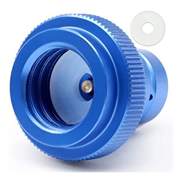 CO2 Quick Adapter Blue Upgraded for Soda Water Maker Compatible with DUO/Te