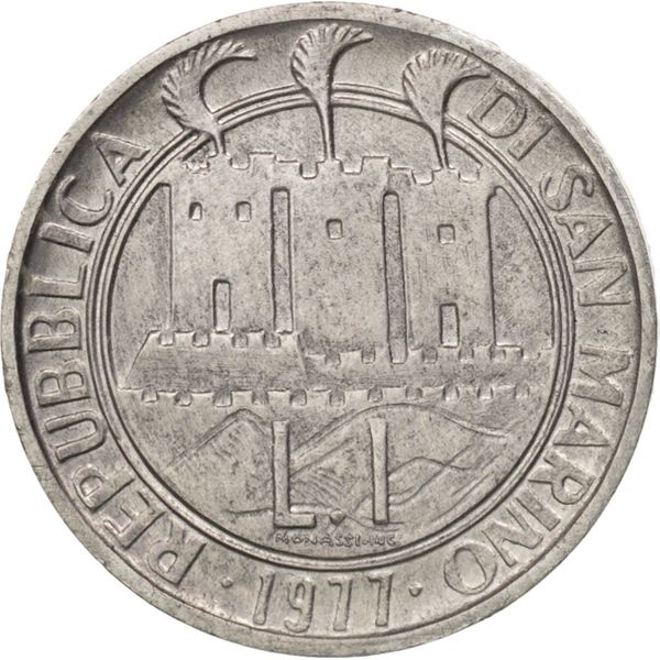 1977 Ecology San Marino 1 lira