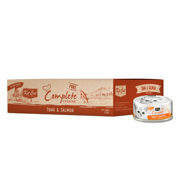 Kit Cat - Complete Cuisine Tuna &amp; Salmon (24 x 70g)