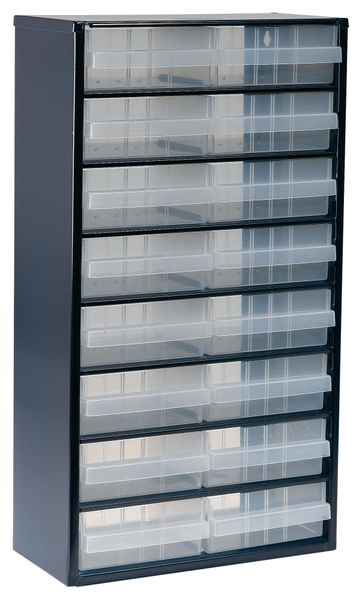 Raaco (2543388) Storage Cabinet, 16 Drawer, Steel