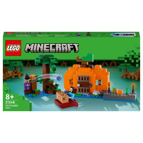 LEGO® Minecraft® The Pumpkin Farm 21248 Building Toy Set (257 Pieces)