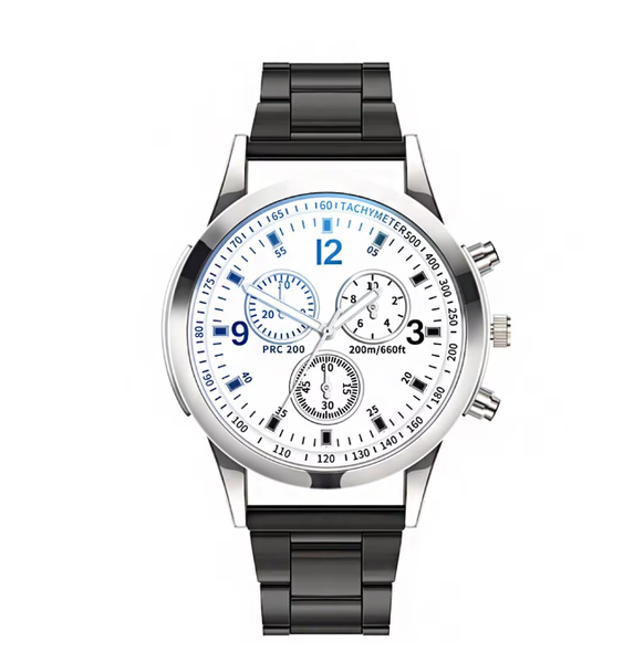 Men's Wristwatch Stainless Steel Classic Design Multi-Functional