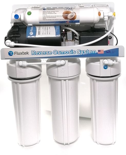 Waterfall Reverse Osmosis Home Water Filter System with Pump