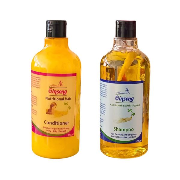 Alkaram Ginseng Hair Growth Shampoo and Nutritional HairH Conditioner Combo