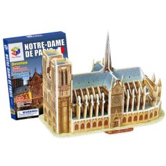 Notre-dame de Paris Paper Puzzle 3D Jigsaw Puzzles for Adults – 90Pcs