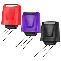 Dashed Handwriting Lines Practice Roller Stamp (Red Purple Black)