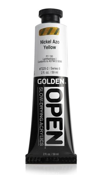 Golden Open Acrylic Paint - Nickel Azo Yellow