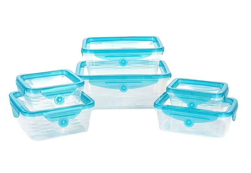 6 Pieces Food Storage with Stretchable Lid