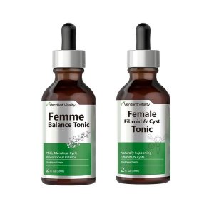 Verdant Vitality- Fibroid &amp; Hormonal Balance, Hormone &amp; Reproductive combo
