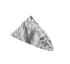 Pattern Napkin Grey/White x 5