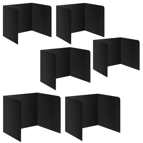 Office 6Pcs Waterproof Plastic Privacy Folders Shield Board -43.5cm