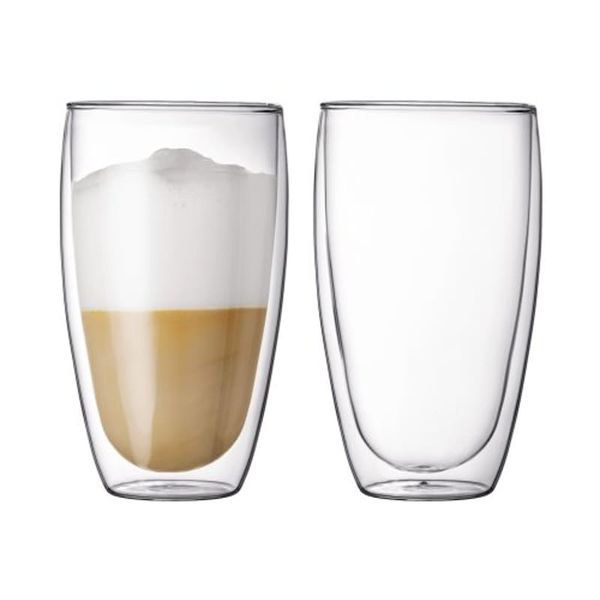 Soul Lifestyle 450ml Double Wall Glass Mug - Set of 6
