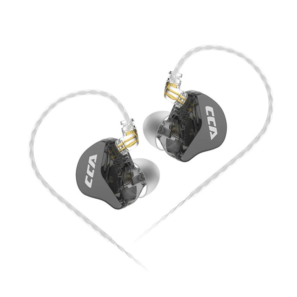 CCA CRA In-Ear Monitor Earphones - No Mic - Silver