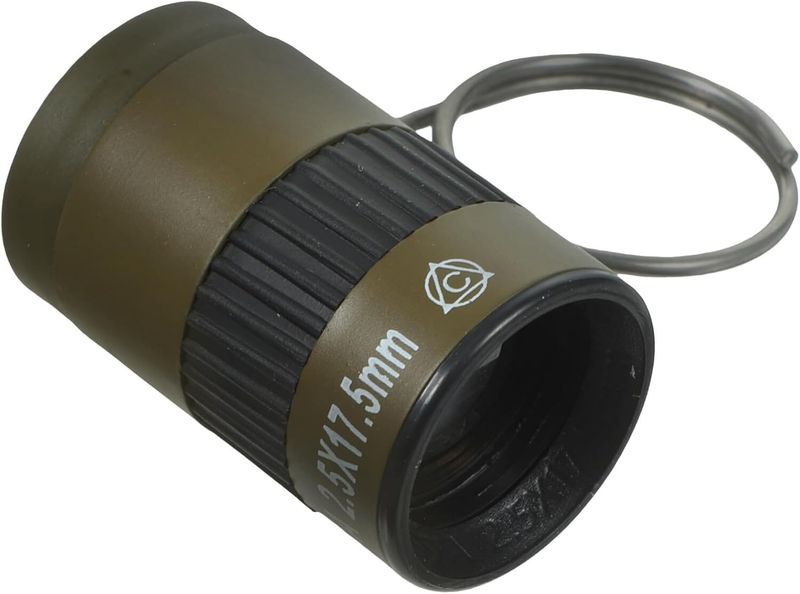 Green Compact Miniature Monocular Telescope Lightweight Portable
