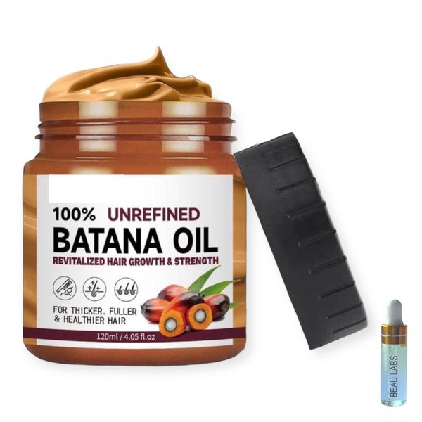 100% Unrefined Batana Hair Oil Butter: Nature's Hair Growth Solution- 120g