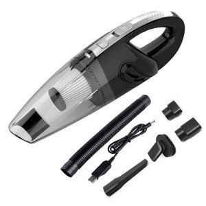 Cordless Wet Dry Vacuum-USB Rechargeable, Handheld for Car &amp; Home