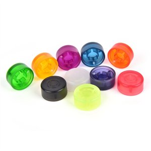 20Pcs Colorful Guitar Effect Pedal Footswitch Topper Foot Nail Cap