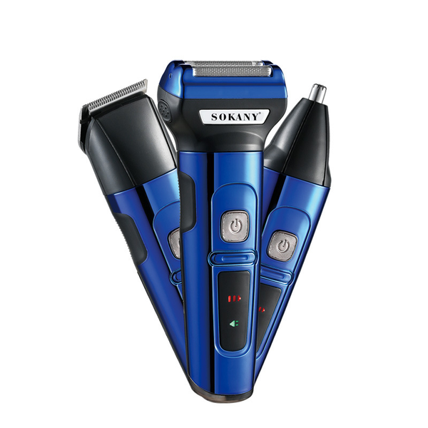 Sokany 3 in 1 Stainless Steel Blade Electric Shaver