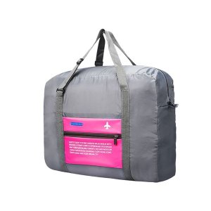 32L Foldable Lightweight Travel Duffel Bag - Rose Red