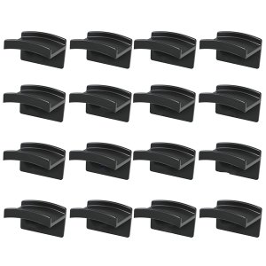 16 Pack Adhesive Hat Hooks For Hanging Caps Headphones Organiser For Wall
