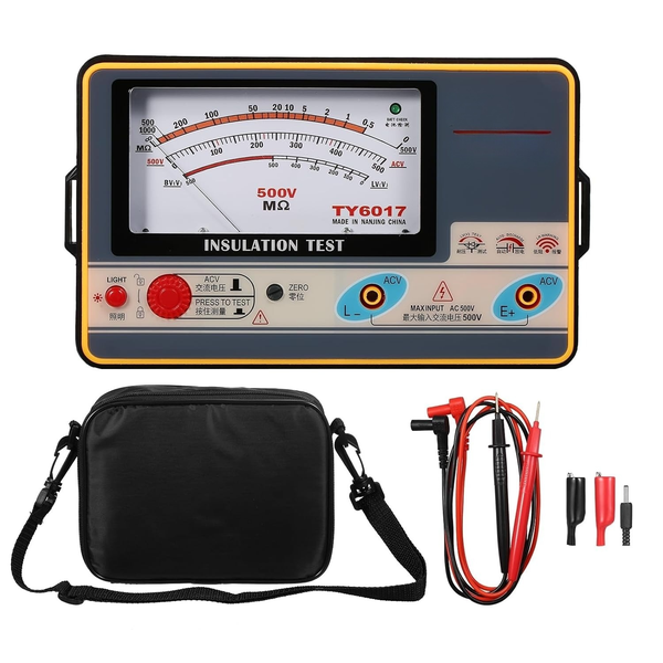 500V Megohmmeter, 1000M Insulation Meter Ohmmeter Insulation Tester