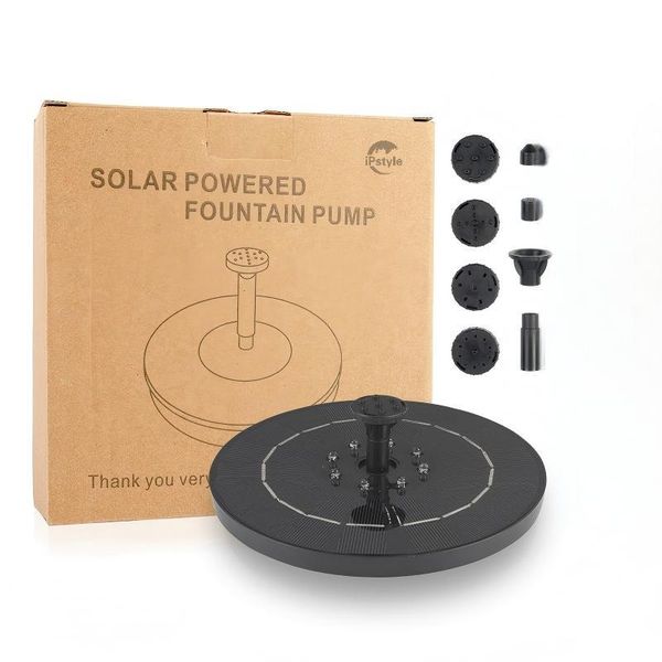 IPSTYLE Mini Solar Fountain Garden Waterfall Fountain Pool Pond Bird Bath