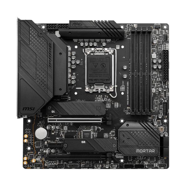 MSI MAG B660M Mortar Intel 1700 M-ATX Motherboard – Black