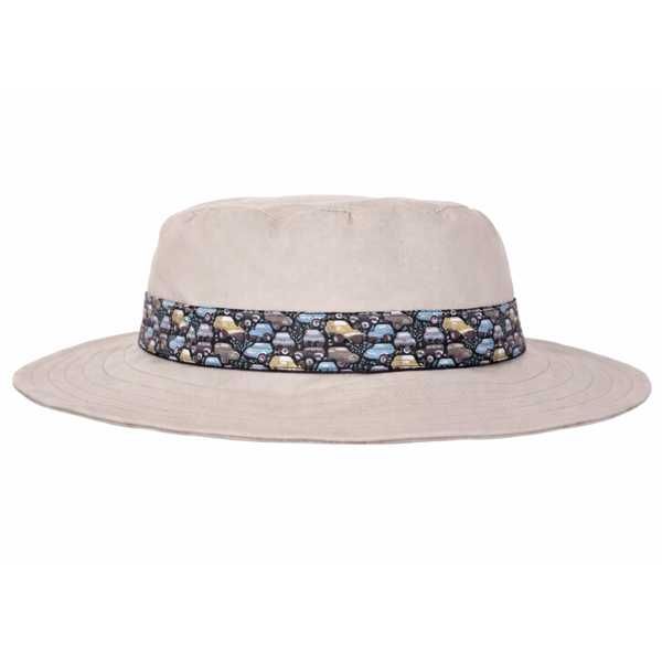 Myang Wide Brim Khaki Cars Sun Hat