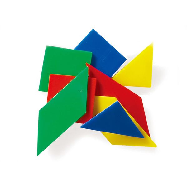 EDX Education Pattern Blocks Plastic - 250 Piece