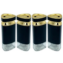 Dream Home Create Better Life Glass Spice Bottles - Set of 4