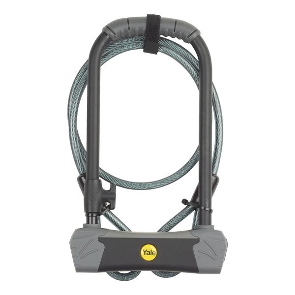 Yale Maximum Security Keyed U-Lock And Cable with Cable