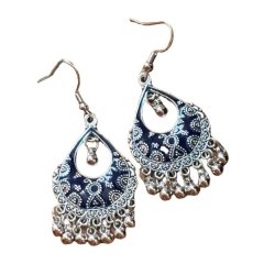 Women's Retro Ethnic Style Geometric Drop Round Earrings